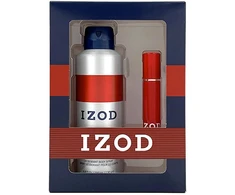 Set Izod: Raudona Scented Purškiklis For Men, 200 ml + Raudona Eau De Toilette For Men, 15 ml