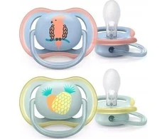 Philips AVENT SCF085/12 Čiulptukas AIR 0-6m Papūga/Ananasas BOY
