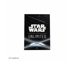 Ultra Pro „Gamegenic: Star Wars Unlimited“ – piešinių dėklai – juodos spalvos kortelės nugarėlė