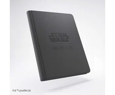 „Ultra Pro Gamegenic: Star Wars Unlimited“ kortų žaidimas – užtraukiamas albumas, 18 kišenių – Juodas