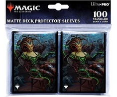 „Ultra-Pro“: „Magic the Gathering“ – „Outlaws of Thunder Junction“ – matinės kortų kaladės apsauginės rankovės – „Vraska, the Silencer“ (100 vnt.)