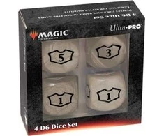 Ultra-Pro Ultra-Pro: Magic the Gathering - Baltasis žmogus - 22 mm DeluxE Lojalumo kauliukai rinkinys