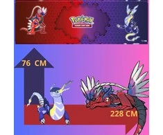 „Ultra-Pro Ultra Pro“: „Pokémon“ – Koraidonas ir Miraidonas – 8 pėdų stalo žaidimų kilimėlis