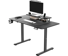 Elektra reguliuojamas kompiuterio stalas Ultradesk Highlander, 120x60 cm, juodas