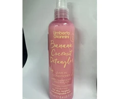 Umberto Giannini Banana Coconut Detangler Vegan &amp; Cruelty-Free &amp; Paraben-Free Hair Leave-In Conditioner Detangling &amp; Moisturising, 250 ml