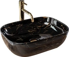 PASTATOMAS PRAUSTUVAS „REA BELINDA Juodas MARBLE SHINY" JUODA