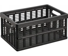 Sulankstoma plastikinė dėžė M Plast Team 16.3/3.5x35.5x24.2cm juoda