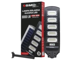 UN LED saulės gatvės šviestuvas 360W 20AH 6000K 800LM + laikiklis (OPRP4359SLL)