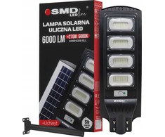 UN LED GATVĖS LEMPAS SOLAR 270W 6000K + LAIKIKLIS