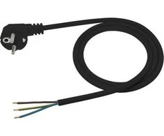UN JUNGIMAS KABELAS SU KAMPINIU KIŠTUMU 3*1 Ohm »O 5M Juodas