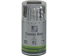 UN grąžtas COMBI BOX GRĄŽŲ RINKINYS 3-10MM.