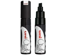 UNI-BALL Kreidos markeris Uni Chalk PWE-8K metalik raudonas -
