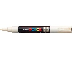 Žymeklis UNI Posca PC-1M, apvalus, 0.7 mm, smėlio
