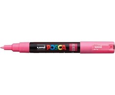 Žymeklis UNI Posca PC-1M, apvalus, 0.7 mm, rožinis