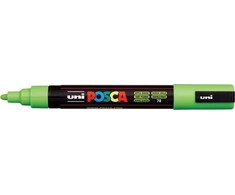 Žymeklis UNI Posca PC-5M, apvalus, 1.8 - 2.5 mm, žalias
