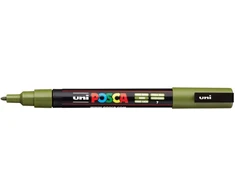 Uni Mitsubishi Pencil Markeris Posca PC-3M Nr.7, žalias
