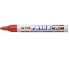 Uni Mitsubishi Pencil Uni Mitsubishi Pieštukas Žymeklis aliejinis Uni PX-20, 2.2-2.8 mm, apvali galvutė, raudonas 1214-010