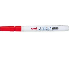Mitsubishi Electric Uni Mitsubishi Pieštukas Žymeklis aliejinis Uni PX-21, 0.8-1.2 mm, apvali galvutė, raudonas 1214-024