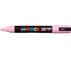 Žymeklis UNI Posca PC-5M, apvalus, 1.8 - 2.5 mm, šv. rožinis