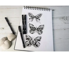 Uni - Fineliner, Hard Lettering Set (6 pcs) (401236)