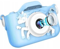 UNICORN SKAITMENINĖ FOTOKAMEROS + PAVADĖLIS + KABELAS + KORTELĖ 32GB