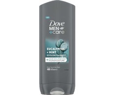 DOVE Men+Care dušo želė 3in1 Eukaliptas + Mėta 400 ml