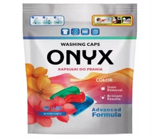 Unilever ONYX Skalbimo kapsulės 45 skalbimams 3in1 Spalvotam