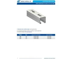 Unimet MONTAVIMO PROFILIO TIPAS MF 2.0 (41*41*2MM) ILGIS 2000MM [vnt.] - N-0741412020