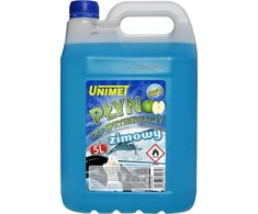 Unimet Žieminis priekinio stiklo plovimo skystis, 5 l, DO-22 su etanoliu