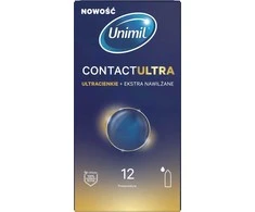 Unimil Contact Ultra ultra ploni tepami prezervatyvai 12 vnt.