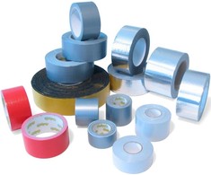 Unipak tekstilinė juosta DUCK juosta 50m 48mm pilka 1201650