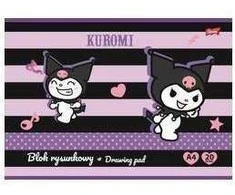Unipap Kuromi piešimo bloknotas A4/20K 80g/m2 (10 vnt.)
