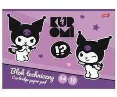 Unipap Techninis blokas A4/10K 190g/m2 Kuromi (10 vnt.)