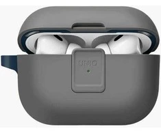 UNIQ Clyde Lock dėklas AirPods Pro 2 (2022/2023) Chalk Pilkas-Marine Mėlyna