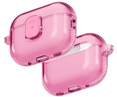 Dėklas Uniq Glase Pro Case for AirPods Pro 3 Lock Case - Transparent Rožinė