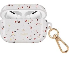 UNIQ dėklas Coehl Terrazzo AirPods Pro baltos spalvos