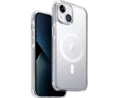 UNIQ Combat Dėklas Apple iPhone 14 Plus / 15 Plus 6,7" Magclick Charging satin skaidrus
