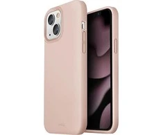 UNIQ dėklas Lino Apple iPhone 13 / 14 / 15 6,1"rožinės spalvos