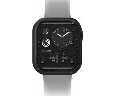 UNIQ dėklas Nautic Apple Watch Series 7/8/9 45mm juodos spalvos