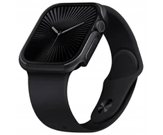UNIQ Valencia dėklas Watch Series 46mm midnight juodos spalvos