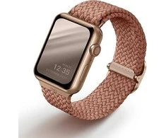 UNIQ apyrankė Aspen Apple Watch 44/42/45 mmSeries 1/2/3/4/5/6/7/8/9/SE/SE2 rožinės spalvos