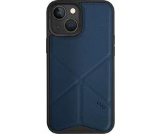 UNIQ dėklas Transforma Apple iPhone 14 Plus / 15 Plus 6.7" Magclick Charging mėlynos spalvos