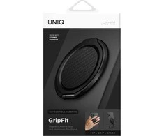 UNIQ Gripfit Premium 360 Magnetic Mount&amp;Kickstand magnetinis laikiklis juodos spalvos