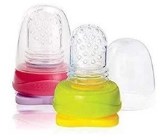 Uniq Kidsme Food Pouch adapteris mazuļa ēdināšanai no biezenīšu stāvpakām 2 gab Lime&amp;Lavender 160490 LILA