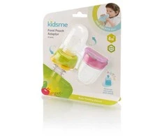 Uniq Kidsme Food Pouch adapteris mazuļa ēdināšanai no biezenīšu stāvpakām 2 gab Lime&amp;Lavender 160490 LILA