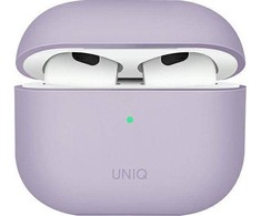 Uniq Lino silikoninis dėklas skirtas AirPods 3 - lavender