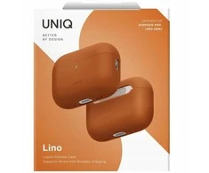 Uniq Lino Silikoninis dėklas for AirPods Pro 3 - Oranžinis