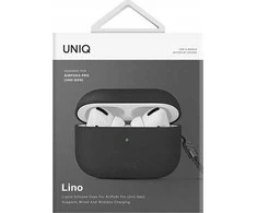 UNIQ Lino Dėklas AirPods Pro 2 gen Silicone ash pilkos spalvos