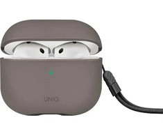UNIQ dėklas Lyden DS AirPods 4 flint pilkas
