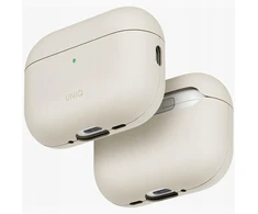 Uniq „Lyden Vex“ dėklas, skirtas „AirPods Pro 3“, kreminės spalvos